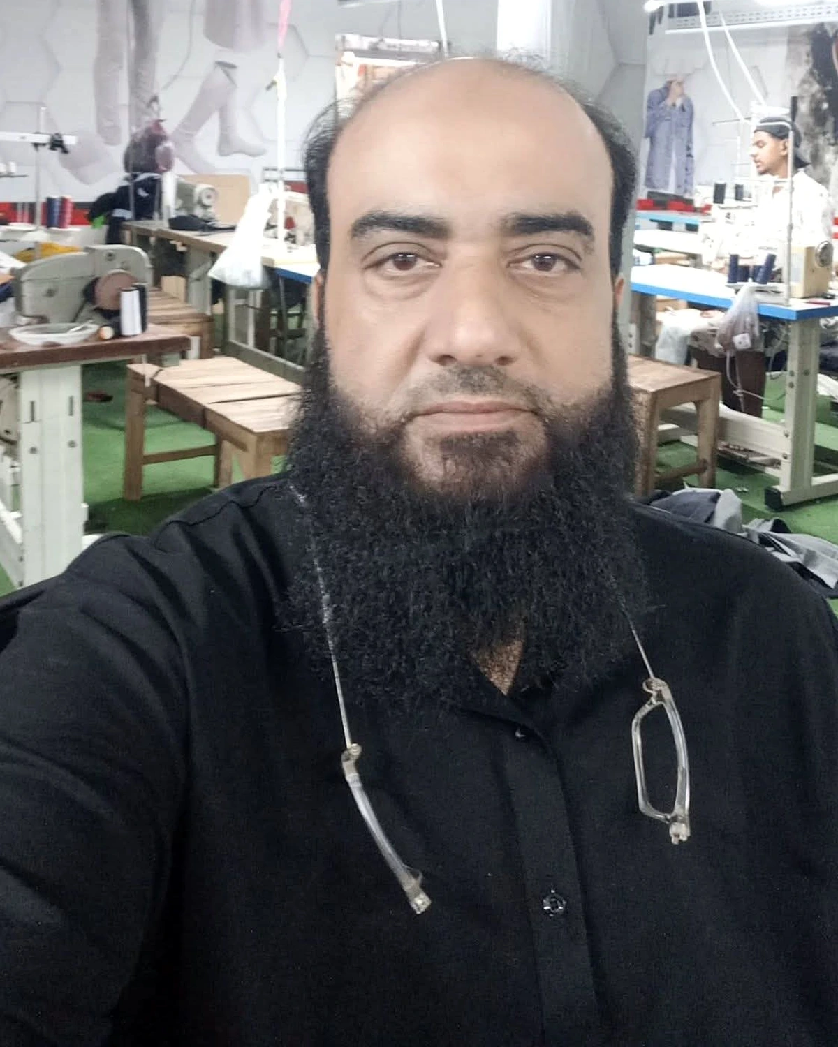 Imran, Founder and CEO of PK Amigos Impex, at the manufacturing facility